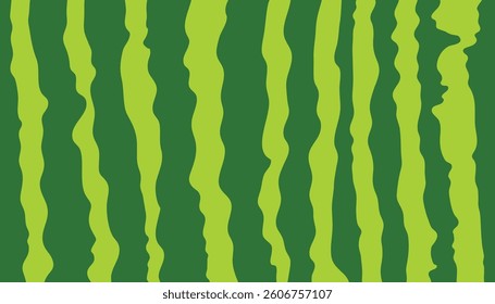 Green watermelon realistic texture background. watermelon skin striped seamless pattern. fruit summer green background