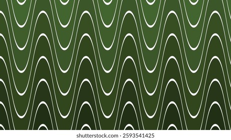 Green wave abstract background for backdrop or presentation