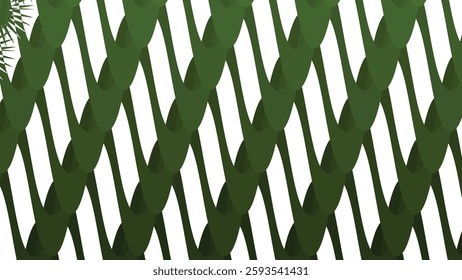 Green wave abstract background for backdrop or presentation
