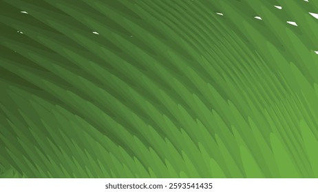 Green wave abstract background for backdrop or presentation