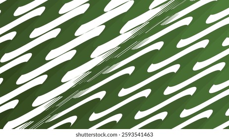 Green wave abstract background for backdrop or presentation
