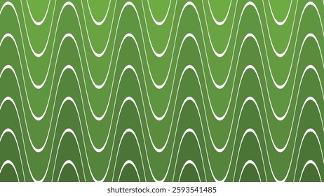Green wave abstract background for backdrop or presentation