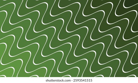 Green wave abstract background for backdrop or presentation