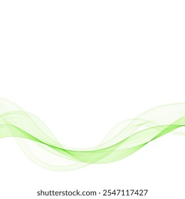 Ola verde. Fondo Abstractas. elemento de diseño. EPS 10