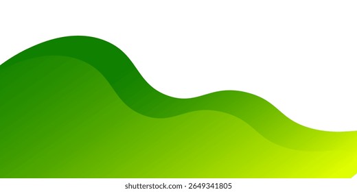 fundo abstrato da onda verde. EPS 10