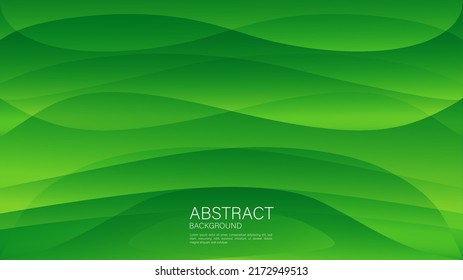 Green wave abstract background, wave pattern, Minimal Texture, web background, Green cover design, flyer template, banner, book cover, wall decoration, wallpaper, Geometric background design