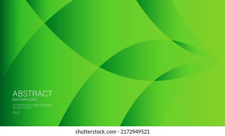 Green wave abstract background, wave pattern, Minimal Texture, web background, Green cover design, flyer template, banner, book cover, wall decoration, wallpaper, Geometric background design