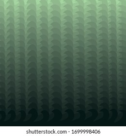 Green wave abstract background, sliced layers, gradient blend, marble gradient, curve, vector, Illustration.