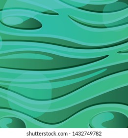 green wave abstract modern shape pattern vector