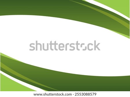Green wave background. Vector illustration
