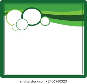 Green Wave Banner Wave Business Banner Vektorgrafik
