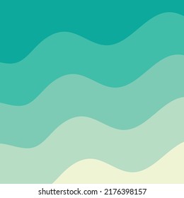 Green wave blend color background wallpaper