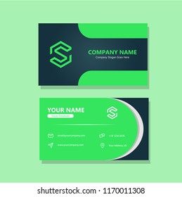 Green Wave Business Card