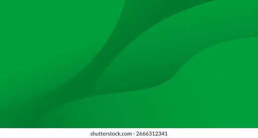 La onda verde elegante se superpone con el fondo abstracto moderno para el diseño de Plantilla. Ilustración vectorial	