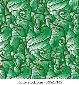 Green wave \ leave pattern