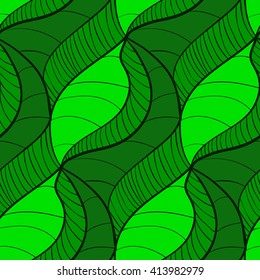 Green wave \ leave pattern