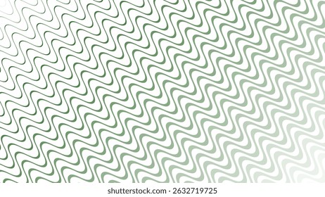 Green Wave Line Seamless Pattern Vector Background for Stylish Modern Design and Decor
