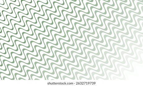 Green Wave Line Seamless Pattern Vector Background for Stylish Modern Design and Decor