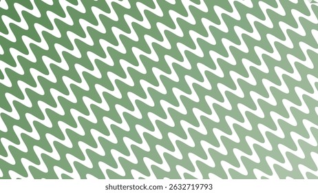 Green Wave Line Seamless Pattern Vector Background for Stylish Modern Design and Decor
