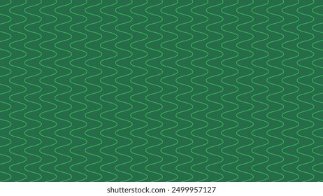 Green wave lines pattern abstract background vector image for backdrop or fabric style