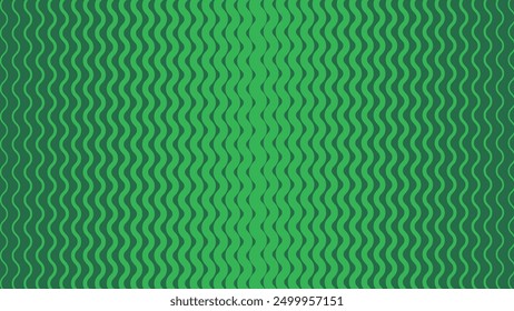 Green wave lines pattern abstract background vector image for backdrop or fabric style