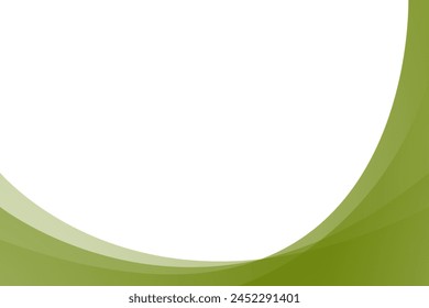 Fondo abstracto moderno de la onda verde para el diseño de la Plantilla, Anuncio, cartel, Fondo de pantalla. Ilustración vectorial
