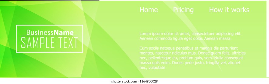 Green wave Modern line art cover design with green wave polygon background. Green wave polygon on dark background. Abstract line art design. Abstract design polygonal background, green illustration.