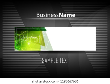 Green wave Modern line art cover design with green wave polygon background. Green wave polygon on dark background. Abstract line art design. Abstract design polygonal background, green illustration.