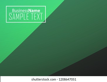 Green wave Modern line art cover design with green wave polygon background. Green wave polygon on dark background. Abstract line art design. Abstract design polygonal background, green illustration.