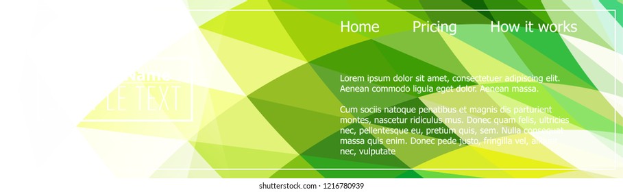 Green wave Modern line art cover design with green wave polygon background. Green wave polygon on dark background. Abstract line art design. Abstract design polygonal background, green illustration.