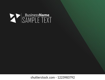 Green wave Modern line art cover design with green wave polygon background. Green wave polygon on dark background. Abstract line art design. Abstract design polygonal background, green illustration.