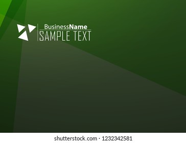 Green wave Modern line art cover design with green wave polygon background. Green wave polygon on dark background. Abstract line art design. Abstract design polygonal background, green illustration.