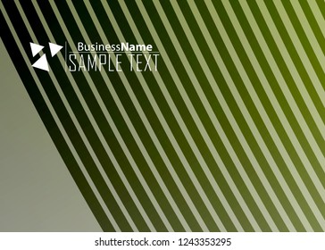 Green wave Modern line art cover design with green wave polygon background. Green wave polygon on dark background. Abstract line art design. Abstract design polygonal background, green illustration.