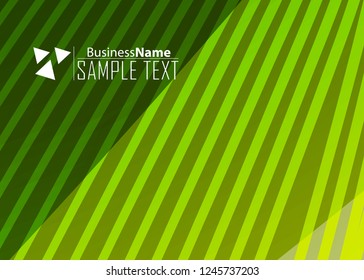 Green wave Modern line art cover design with green wave polygon background. Green wave polygon on dark background. Abstract line art design. Abstract design polygonal background, green illustration.