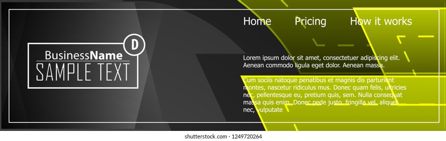 Green wave Modern line art cover design with green wave polygon background. Green wave polygon on dark background. Abstract line art design. Abstract design polygonal background, green illustration.