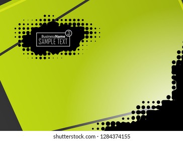 Green wave Modern line art cover design with green wave polygon background. Green wave polygon on dark background. Abstract line art design. Abstract design polygonal background, green illustration.