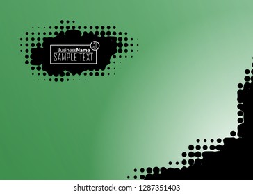 Green wave Modern line art cover design with green wave polygon background. Green wave polygon on dark background. Abstract line art design. Abstract design polygonal background, green illustration.