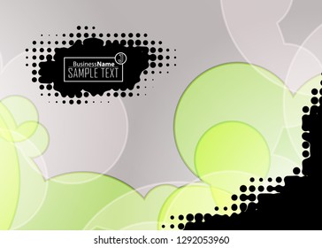 Green wave Modern line art cover design with green wave polygon background. Green wave polygon on dark background. Abstract line art design. Abstract design polygonal background, green illustration.