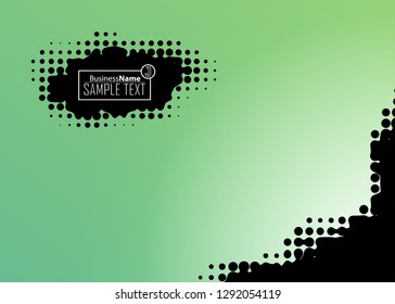 Green wave Modern line art cover design with green wave polygon background. Green wave polygon on dark background. Abstract line art design. Abstract design polygonal background, green illustration.