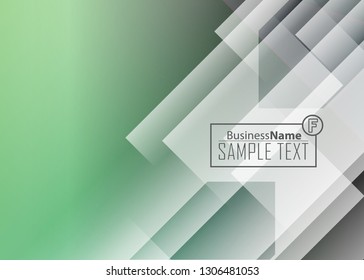 Green wave Modern line art cover design with green wave polygon background. Green wave polygon on dark background. Abstract line art design. Abstract design polygonal background, green illustration.