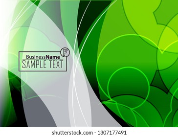 Green wave Modern line art cover design with green wave polygon background. Green wave polygon on dark background. Abstract line art design. Abstract design polygonal background, green illustration.