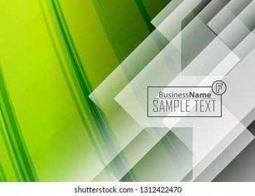 Green wave Modern line art cover design with green wave polygon background. Green wave polygon on dark background. Abstract line art design. Abstract design polygonal background, green illustration.