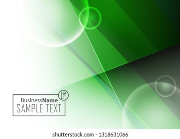 Green wave Modern line art cover design with green wave polygon background. Green wave polygon on dark background. Abstract line art design. Abstract design polygonal background, green illustration.