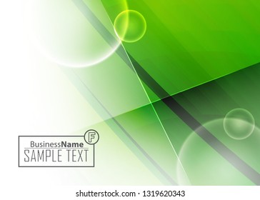 Green wave Modern line art cover design with green wave polygon background. Green wave polygon on dark background. Abstract line art design. Abstract design polygonal background, green illustration.