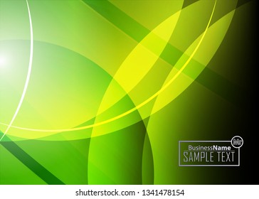 Green wave Modern line art cover design with green wave polygon background. Green wave polygon on dark background. Abstract line art design. Abstract design polygonal background, green illustration.