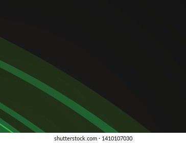 Green wave Modern line art cover design with green wave polygon background. Green wave polygon on dark background. Abstract line art design. Abstract design polygonal background, green illustration.