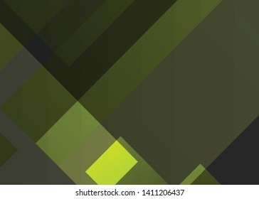 Green wave Modern line art cover design with green wave polygon background. Green wave polygon on dark background. Abstract line art design. Abstract design polygonal background, green illustration.