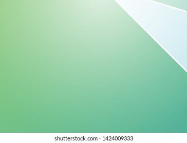 Green wave Modern line art cover design with green wave polygon background. Green wave polygon on dark background. Abstract line art design. Abstract design polygonal background, green illustration.
