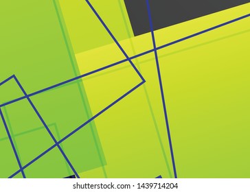 Green wave Modern line art cover design with green wave polygon background. Green wave polygon on dark background. Abstract line art design. Abstract design polygonal background, green illustration.