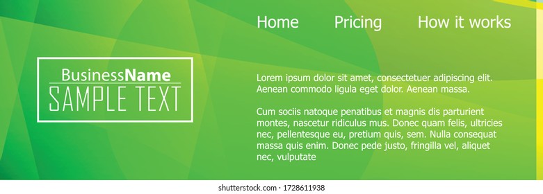 Green wave Modern line art cover design with green wave polygon background. Green wave polygon on dark background. Abstract line art design. Abstract design polygonal background, green illustration.